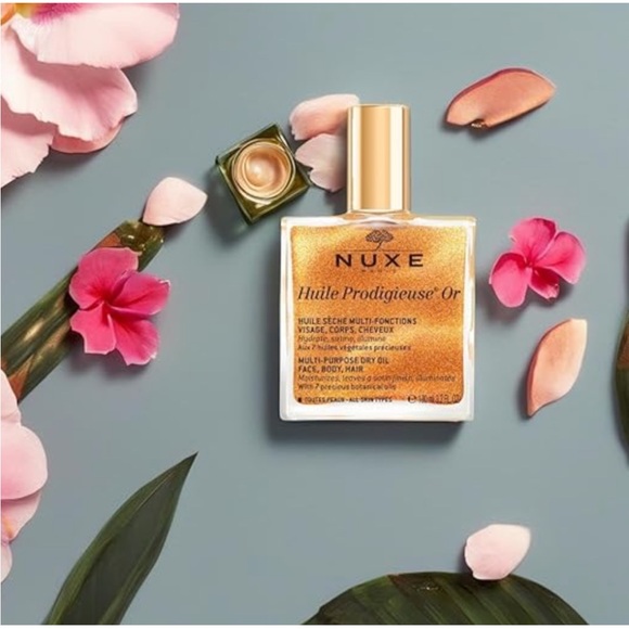 NUXE Huile Prodigieuse Shimmer Multi-Purpose Dry Oil - Luxurious Radiant Glow - Picture 7 of 10